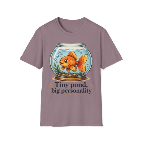 Goldfish Bowl T-Shirt — "Tiny Pond, Big Personality" Cute Fish Graphic Tee