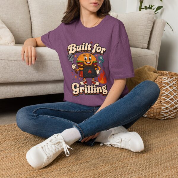 Built for Grilling Burger BBQ T-Shirt — Grilling Tee for BBQ Lovers