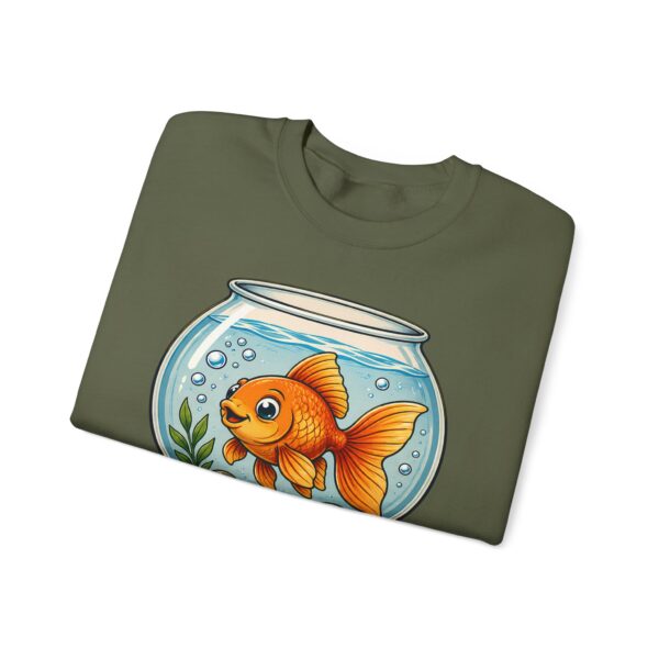 Tiny Pond, Big Personality Goldfish Crewneck Sweatshirt