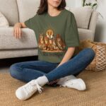 Southwestern Desert Animals T-Shirt — Fox, Rabbit & Owl Row Design