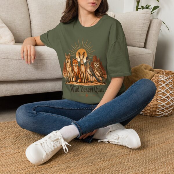 Southwestern Desert Animals T-Shirt — Fox, Rabbit & Owl Row Design