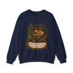 Mushroom Basket Sweatshirt — "Mushrooms, Moss, and Quiet Walks" Cozy Nature Crewneck