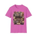 Too Many Books T-Shirt — Vintage Bibliophile Reading Tee