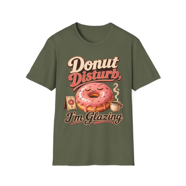 Donut Disturb T-Shirt — "I’m Glazing" Funny Donut Tee for Coffee Lovers