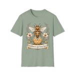 Bee Floral T-Shirt — "Wildflowers and Honey Hours" Graphic Tee