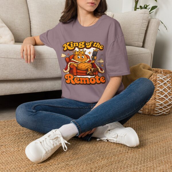 King of the Remote T-Shirt — Funny Couch Potato TV Remote Shirt