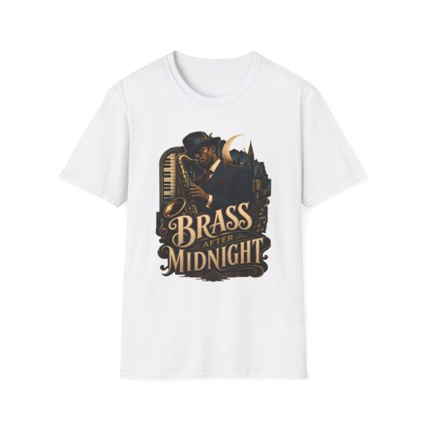 Brass After Midnight Vintage Jazz Saxophonist T-Shirt