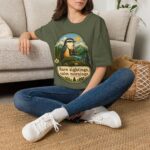 Rare Sightings Calm Mornings bird illustration T-Shirt | nature hiking outdoors