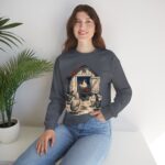 Chicken Keepers Crewneck Sweatshirt — Vintage Backyard Hen Humor