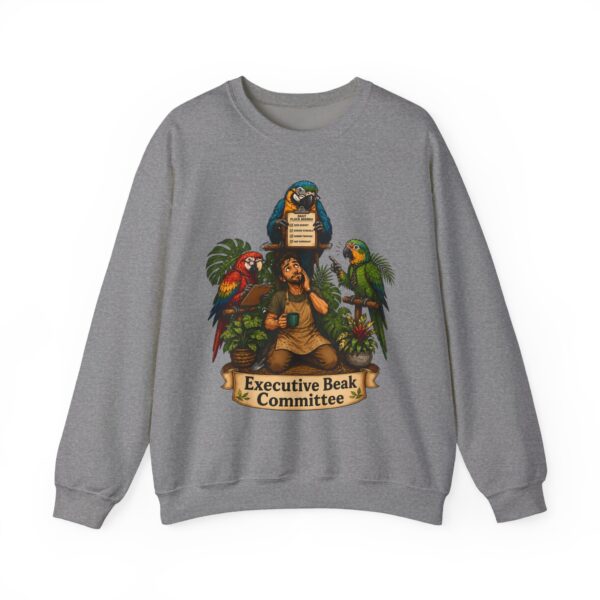 Executive Beak Committee Sweatshirt — Parrot Crewneck Pullover