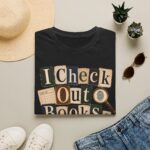 Book Lover T-Shirt — "I Check Out Books & Cold Cases" Graphic Tee