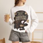 True Crime Sweatshirt — "I Unwind with Unanswered Questions" Crewneck