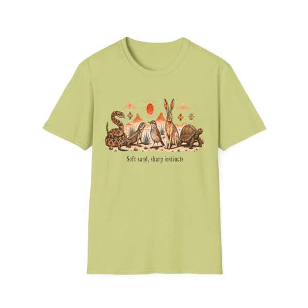 Wildlife Harmony Desert Tee — "Soft Sand, Sharp Instincts"