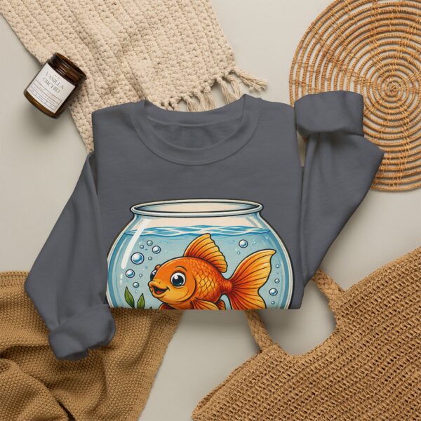 Tiny Pond, Big Personality Goldfish Crewneck Sweatshirt