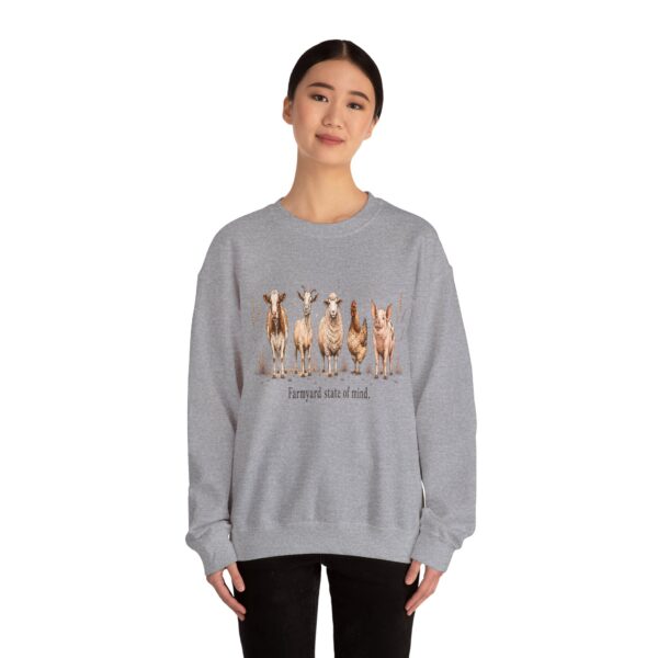 Farmyard State of Mind Sweatshirt — Cute Farm Animal Crewneck