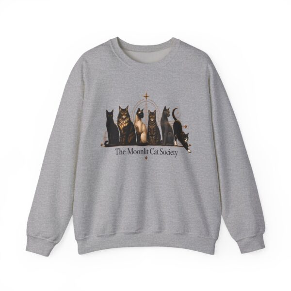 Moonlit Cat Society Crewneck Sweatshirt
