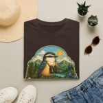Rare Sightings Calm Mornings bird illustration T-Shirt | nature hiking outdoors