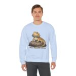 Bearded Dragon 'Tiny Dinosaur Energy' Crewneck Sweatshirt