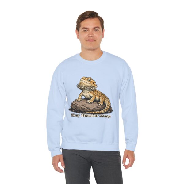 Bearded Dragon 'Tiny Dinosaur Energy' Crewneck Sweatshirt