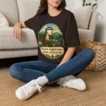 Rare Sightings Calm Mornings bird illustration T-Shirt | nature hiking outdoors