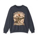 National Park Lover Vintage Hiking Crewneck Sweatshirt