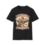 National Park Lover Vintage Mountain Camping Badge T-Shirt