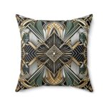 Pillow Cover - Art Deco Geometric Design
