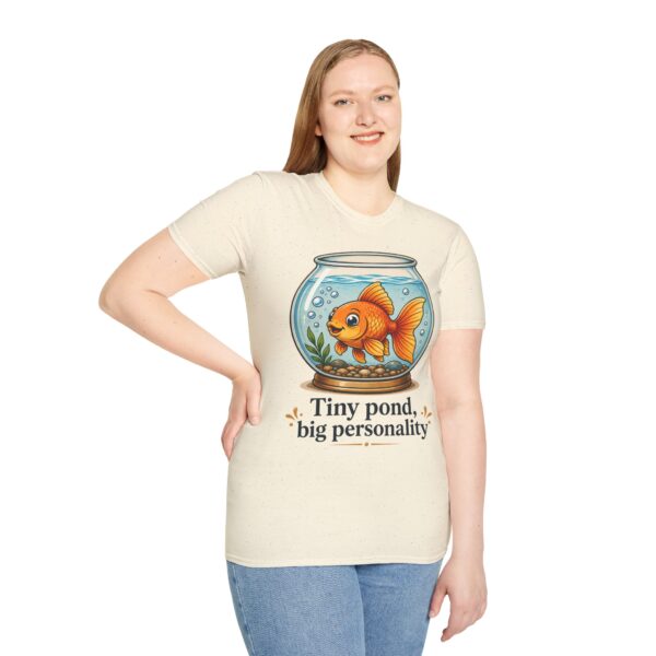 Goldfish Bowl T-Shirt — "Tiny Pond, Big Personality" Cute Fish Graphic Tee