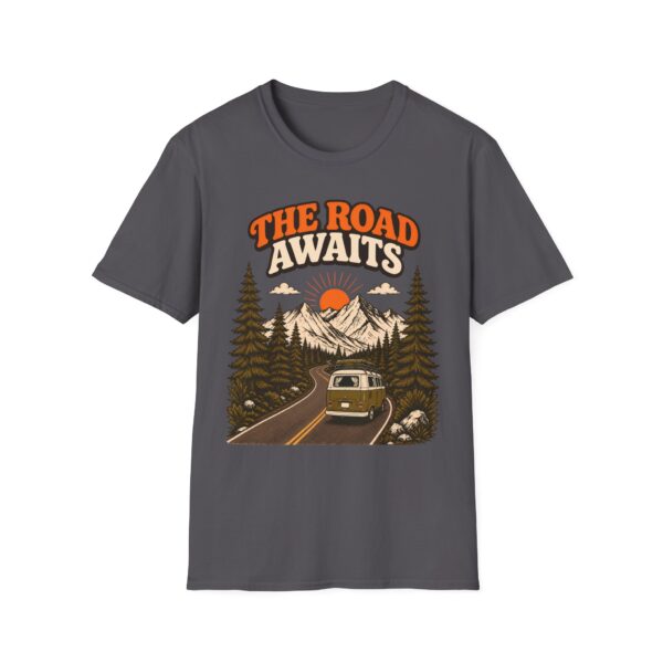 The Road Awaits Vintage Mountain Road T-Shirt