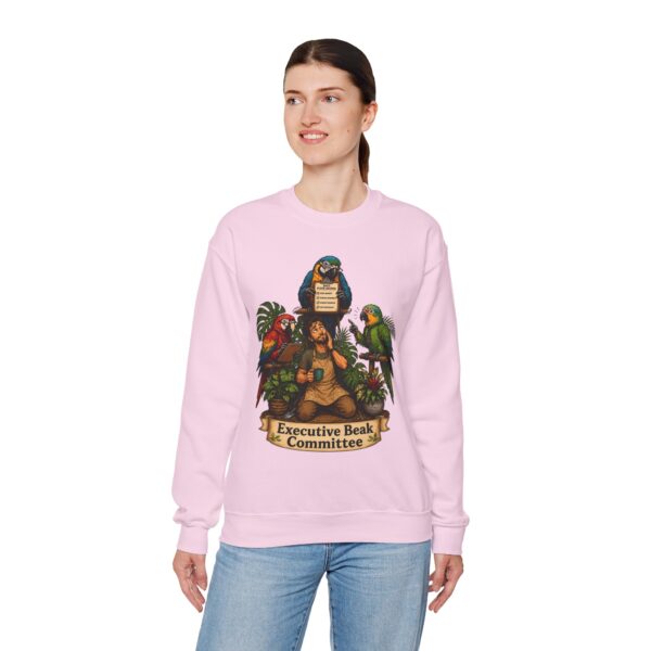 Executive Beak Committee Sweatshirt — Parrot Crewneck Pullover