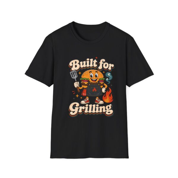 Built for Grilling Burger BBQ T-Shirt — Grilling Tee for BBQ Lovers