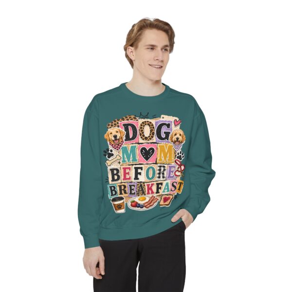 Dog Mom Before Breakfast Sweatshirt — Cozy Morning Pet Mom Pullover