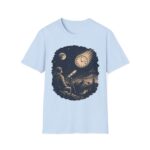 Retro Astronomer Tee — 'Falling Star? Broken Clock' Funny Space Nerd T-Shirt