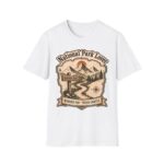 National Park Lover Vintage Mountain Camping Badge T-Shirt