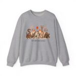 Desert Fox and Hare Illustration Sweatshirt | Soft Sand Sharp Instincts
