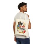 1st Grade Teacher Canvas Tote Bag — Cute School Supplies Teacher Appreciation Gift