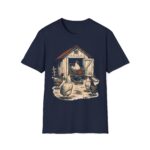 Chicken Coop T-Shirt — Vintage Farm Hen Illustration Tee