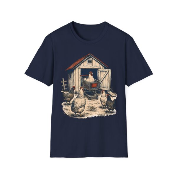 Chicken Coop T-Shirt — Vintage Farm Hen Illustration Tee