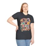 Dog Mom Before Breakfast Retro Paw & Bone T-Shirt