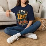 Live Wire T-Shirt — Funny Electrician 'I Put the "Live" in Live Wire' Tee