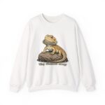 Bearded Dragon 'Tiny Dinosaur Energy' Crewneck Sweatshirt
