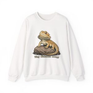 Bearded Dragon 'Tiny Dinosaur Energy' Crewneck Sweatshirt