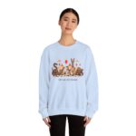 Desert Wildlife Crewneck Sweatshirt – "Soft Sand, Sharp Instincts" Snake, Lizard & Turtle Graphic