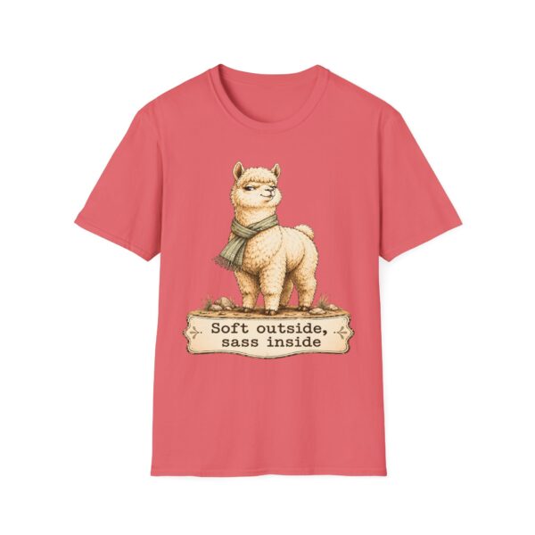 Alpaca T-Shirt — "Soft Outside, Sass Inside" Graphic Tee
