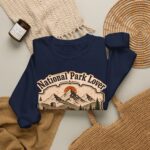 National Park Lover Vintage Hiking Crewneck Sweatshirt