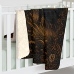 Moonlit Stallion Sherpa Blanket — Cozy Horse Fleece Throw
