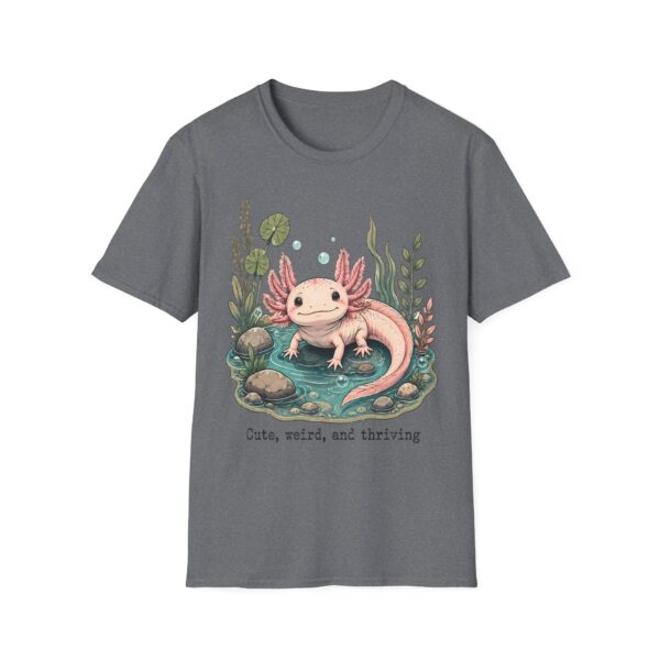 Cute Pink Axolotl T-Shirt — "Cute, Weird, and Thriving"