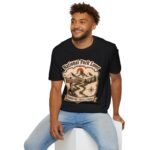 National Park Lover Vintage Mountain Camping Badge T-Shirt