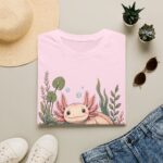 Cute Pink Axolotl T-Shirt — "Cute, Weird, and Thriving"