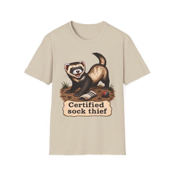 Ferret 'Certified Sock Thief' T-Shirt